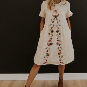 Roolee Adley Embroidered Dress